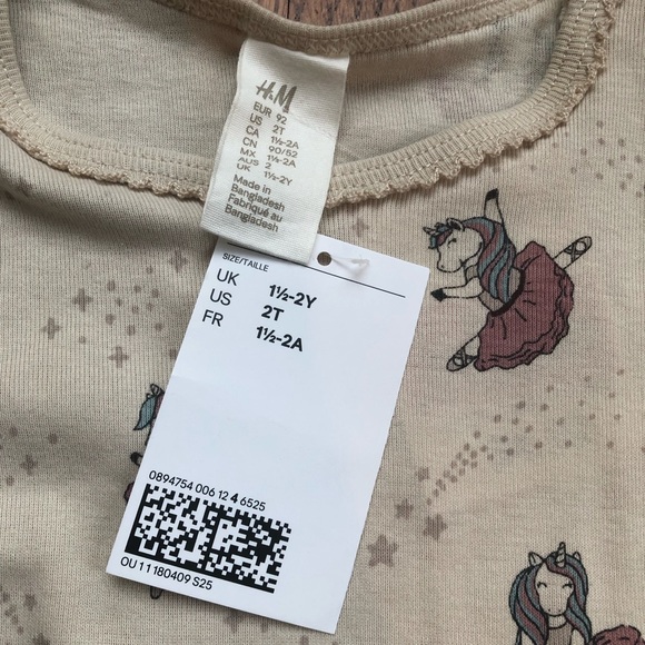 NEW H&M Ballerina Unicorn Shirt - Picture 6 of 6